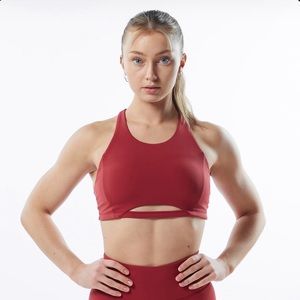 Alphalete Pulse Surge Bra - Tartan Red - M